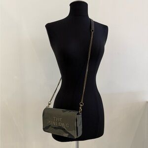 NWT Marc Jacobs The Mini Bag camo chain